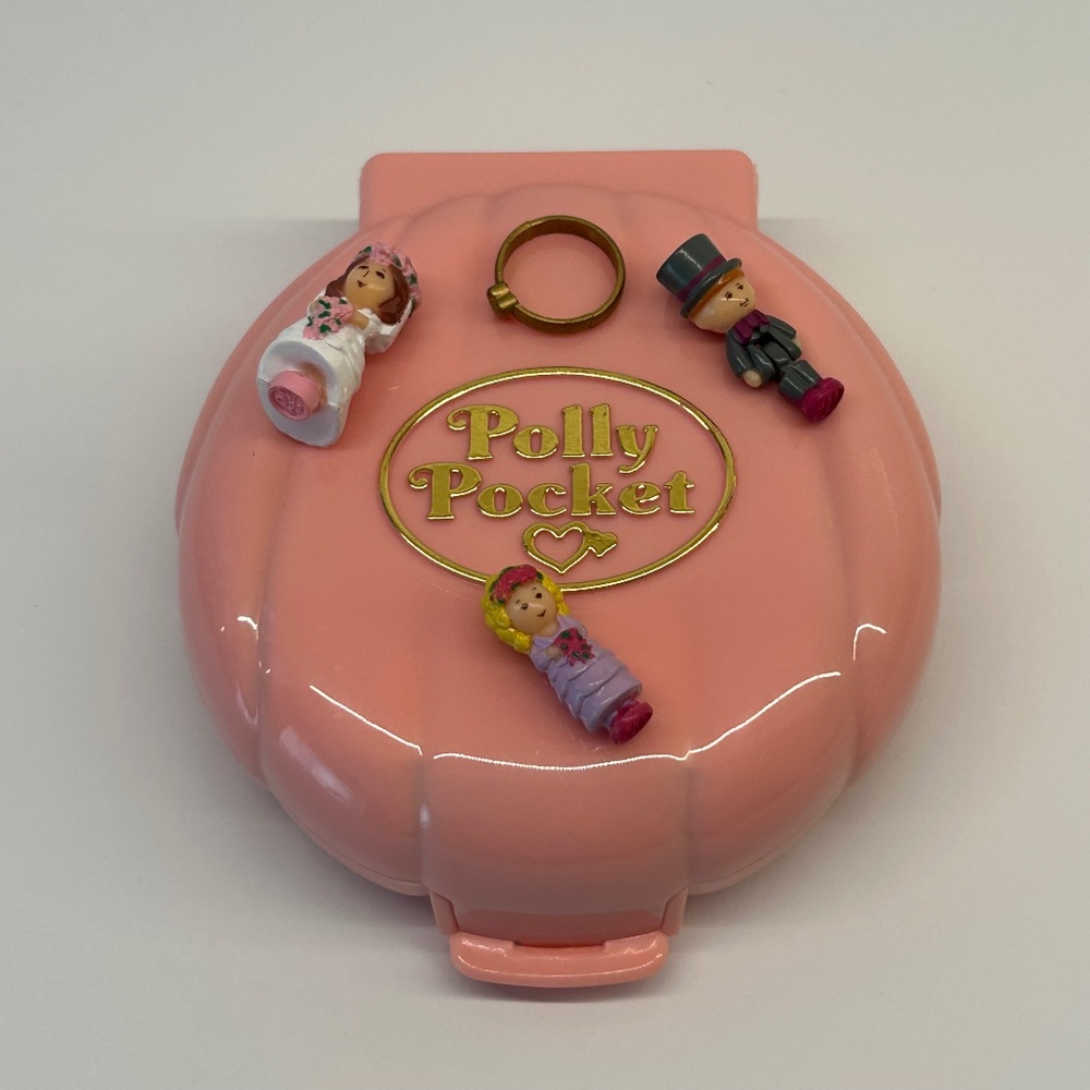 Vintage 1989 Bluebird Polly Pocket Nancy's Wedding Day Complete  (11B)